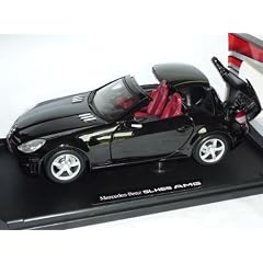 MERCEDES-BENZ SLK R171 2004-2011 55 AMG SCHWARZ �FFNENDES DACH COUPE CABRIO 1/18 MOTORMAX MODELLAUTO MODELL AUTO