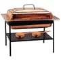 Old Dutch 21"x16"x19" Rect D�cor Copper Chafing Dish, 8 Qt