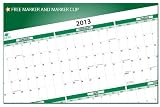 2013 Dry-erase Wall Calendar - Laminated 24 in. x 38 in.