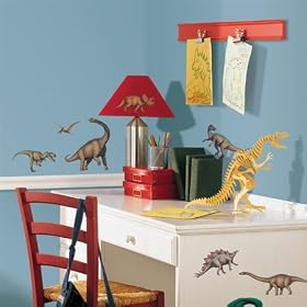 Reusable Decorative Dinosaur Wall Appliques Stickers for Girl and Boy
