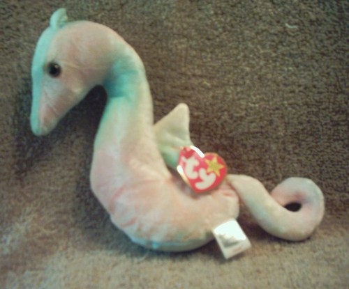 Amazon.com: Ty Beanie Babies - Neon the Ty-Dyed Seahorse