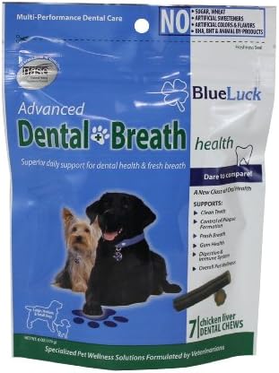 BlueLuck 7 Count Advanced Dental Plus Breath Health Supplement for Dogs