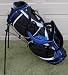 Mens Deluxe Black & Blue Color Golf Bag Dual Shoulder Straps Automatic Stand Luxury Golf Bag Superior Quality $189 Retail