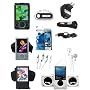 15-piece Accessory Bundle for Microsoft Zune 120GB/80GB: Black Leather Case + FM Transmitter + Foldable Amplified Speakers + Black Silicone Skin Case