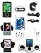 15-piece Accessory Bundle for Microsoft Zune 120GB/80GB: Black Leather Case + FM Transmitter + Foldable Amplified Speakers + Black Silicone Skin Case