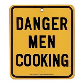 Danger Men Barbecue Cooking BBQ Sign