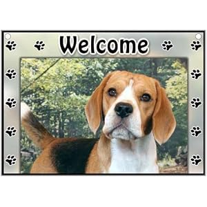 Beagle Welcome Sign