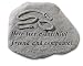 Dog Garden Memorial Stone:Here lies a faithful friend and companion