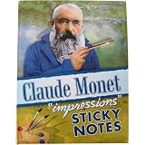 Monet Sticky Notes in 3 Sizes, with Art Illustrations