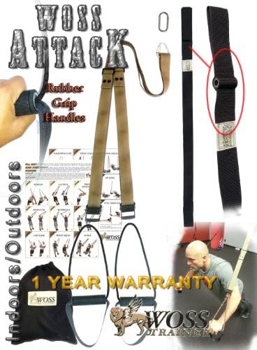 WOSS AttacK Trainer Made in USA - Best PRO Trainer System with Rubber Grips
