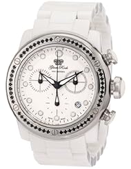 Glam Rock Womens GR50123 Aqua Rock Chronograph White Dial Ceramic Watch