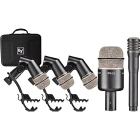 Electro-Voice PL DK4 Plus Drum Mic Pack by Electrovoice