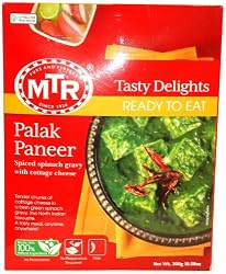 MTR Palak Paneer, 10.58 Ounce Boxes (Pack of 5)