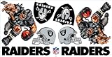 NFL Oakland Raiders Skinit Liquid Blue Car Decals