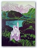 Neuschwanstein by Andy Warhol 37x27.5 Art Print Poster