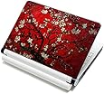 Meffort Inc Meffort Inc 15 15.6 inch Laptop Skin Sticker Cover Art Decal Fits 13.3" 14" 15" 16" Notebook PC (Free 2 Wrist Pad) - Vincent van Gogh Cherry Blossoming