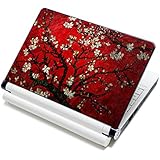 Meffort Inc Meffort Inc 15 15.6 inch Laptop Skin Sticker Cover Art Decal Fits 13.3" 14" 15" 16" Notebook PC (Free 2 Wrist Pad) - Vincent van Gogh Cherry Blossoming