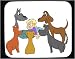 Mouse Pad with kid, animals, human, body, individuals, individual, boy, persons, dogs, humans, people, child, pets, person, bed