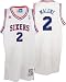 Moses Malone Jersey: adidas White Throwback Swingman #2 Philadelphia 76ers Jersey - Large