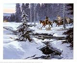 After the Hunt Beautiful MUSEUM WRAP CANVAS Print with Added BRUSHSTROKES Alan Sakhavarz 11x9