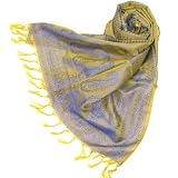 Women Paisley Silk Scarf - Luxurious silk scarves for women - silk pashmina