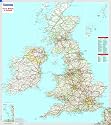 Great Britain and Ireland (Michelin Encapsulated Wall Maps)
