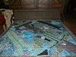 Multi Blue India Bedspreads Vintage Sari Moti Beaded Throws Tapestry Queen Bedcover 80x80