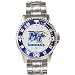 Middle Tennessee State Blue Raiders (MTSU) Suntime Competitor Game Day Steel Band Watch