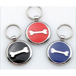 Pet Id Tag Bone Custom Engraved Cat