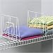 Shelf Divider for Wire Shelving- Small (White) (9.1