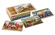 Melissa & Doug Deluxe Construction in a Box Jigsaw Puzzles