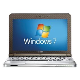 Toshiba NB200-12N 10.1-Inch Netbook (Atom N280 1.66GHz, 1 GB RAM, 250 GB HDD, 9hr battery, Windows 7 Starter Edition, Brown)