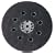 Bosch RS032 8-hole Hook & Loop Hard Backing Pad