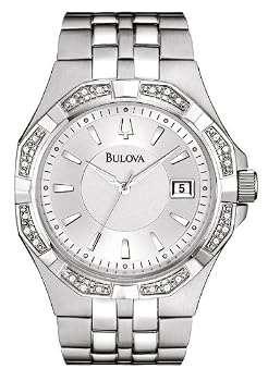 Bulova #96E106 Men's Diamond Accented Bracelet Watch