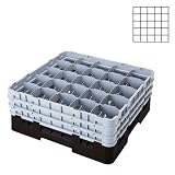 Cambro 25S738-110 Camrack Glass Rack Black