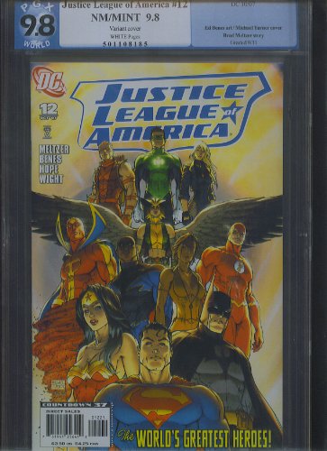  Justice League of America #12 Variant PGX Graded 9.8 DC Comic Book