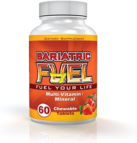 Bariatric Fuel- Complete Multivitamin with Iron Chewable- Berry Flavor- 1 Month Supply (60 tablets)- GREAT TASTE! Bariatric Surgeon recommended formulation! 100% SATISFACTION GUARANTEE!