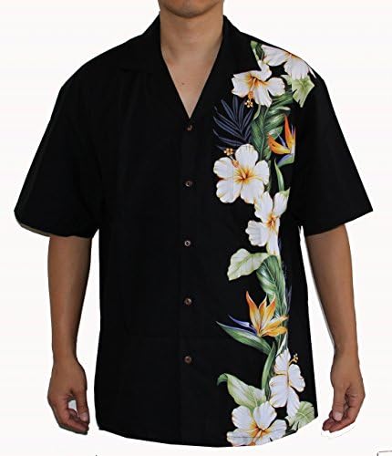 HAWAIIAN MEN'S BIRD OF PARADISE SHIRT