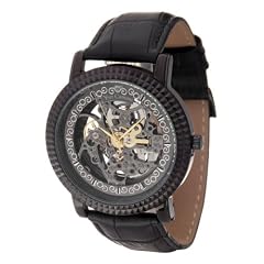 Yves Camani Herrenuhr Skelet Automatik Schwarz YC1019-D