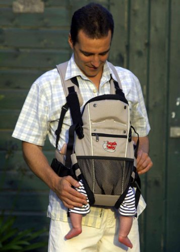Bushbaby Cocoon Babytragetasche, schwarz