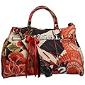 Desigual H Black&Withe&Red 21X5031, Borsa donna, 38 x 25,5 x 18 cm (L x A x P)