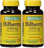 Bilberry 1000 mg Good 'N Natural 90 Softgel (Pack of 2)