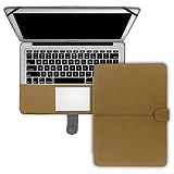 MacBook Air 13 Cover, SlickBlue Premium Luxury Leather Book Cover Clip On Sleeve Case Cover for MacBook Air 13.3