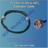 10' (3m) N-type Male to Female Antenna Extension Cable