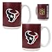 Houston Texans Football Coffee Mug Set - Black