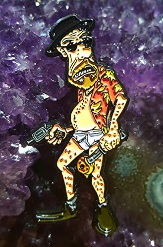 Hunter S Thompson Fear N Loathing Grumpy Old Man Hat Pin Lapel Pin Enamel Pin Dab Pin