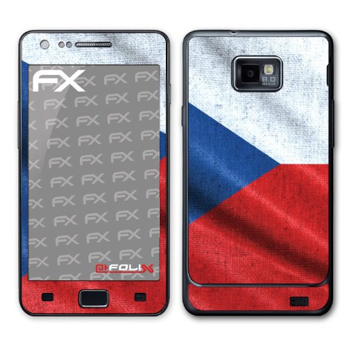 atFoliX Fu&szlig;ball EM 2012 Tschechien Flagge Designfolie f&uuml;r Samsung Galaxy S2 i9100 Preisvergleich