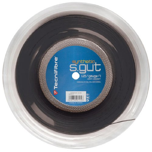 Tecnifibre Synthetic Gut Tennis String Reel-Black-16 On Sale