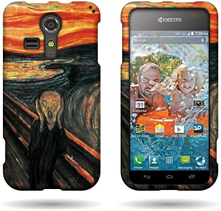 Kyocera Hydro Vibe Case, CoverON® Snap On Hard Plastic Cover Case For Kyocera Hydro Vibe C6725 - Classic Art Painting Design, The Scream