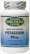 Potassium 99mg by Vitamin Discoutn Center 250 Tablets